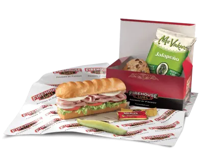 Firehouse Subs Menu with Prices, Nutrition & Pictures 230 Vegetarian Rookie Box Lunch