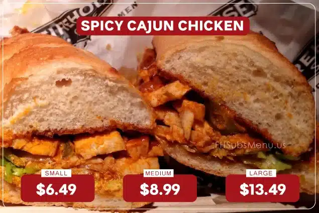 Firehouse Subs Spicy Cajun Chicken
