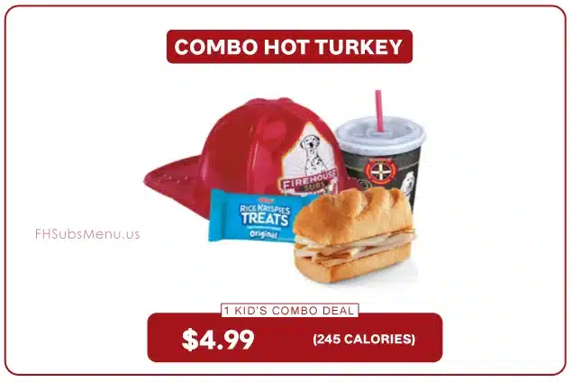 Kids Combo Hot Turkey - Price, Nutrition & Allergens 5 Combo Hot Turkey