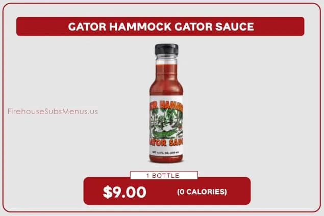 Gator Hammock Gator Sauce - Price, Nutrition & Allergens 8 Gator Hammock Gator Sauce